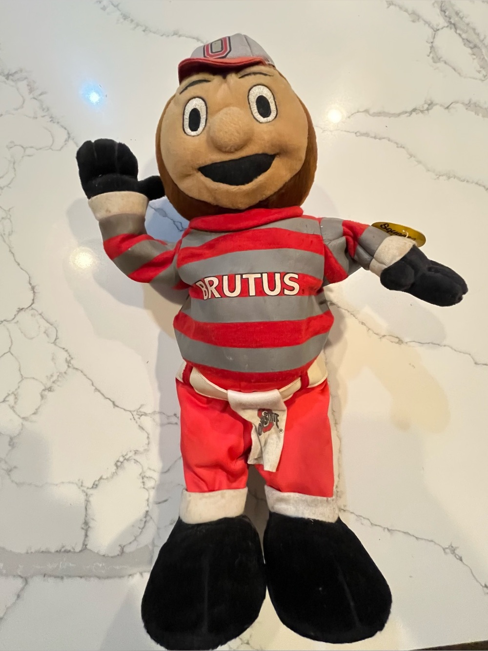 Vtg Ohio State Brutus Buckeye NCAA Animated Plush Gemmy JcPenney  not tested